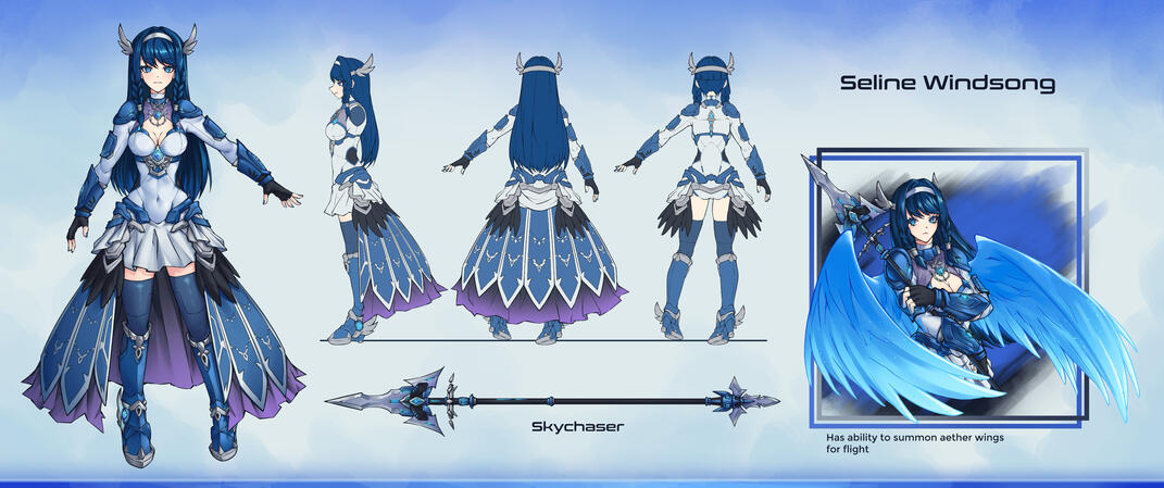 Seline Windsong Concept art